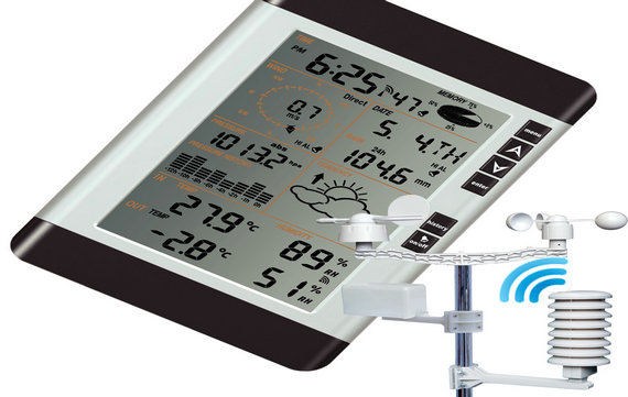 WH2080-Professional Weather Station with PC interface and RCC clock