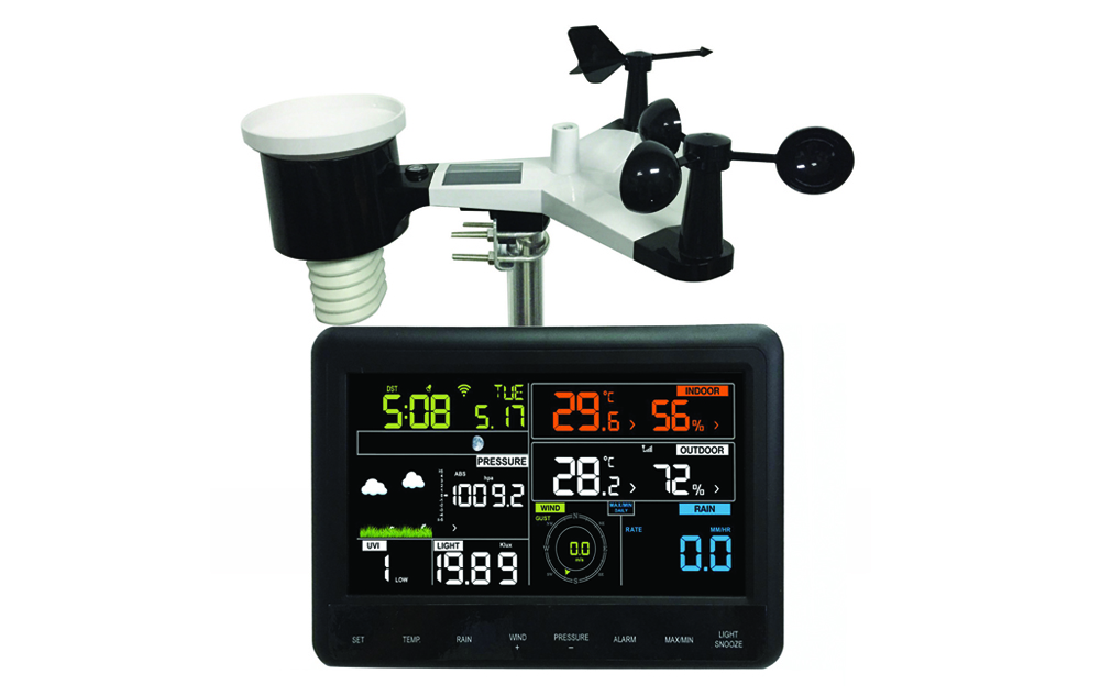 WH2900 Professional Color display Weather Station with WIFI Connection 