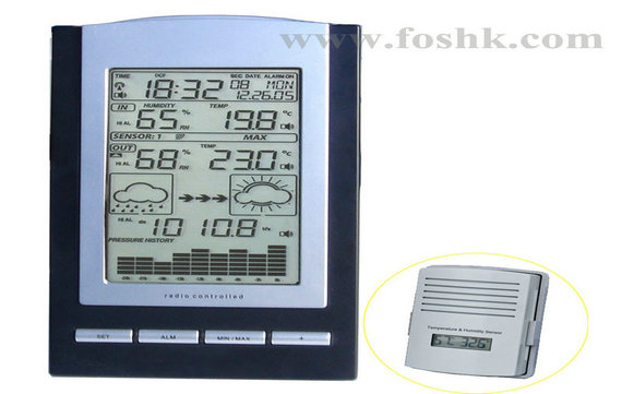 Wireless Weather Station with Outdoor Temperatuer and Humidity