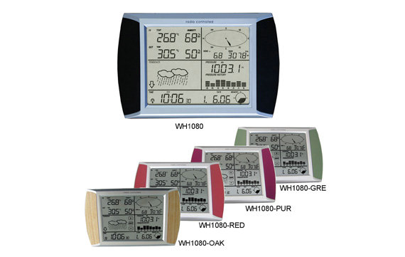 Professional touch screen Weather Center with PC interface 