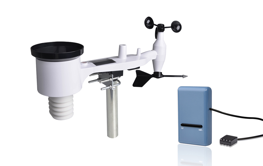 GW1101 SmartHub WiFi Gateway with indoor Tmeperatuer, Humidity & Pressure and outdoor 7-in-1 Solar Powered  ..