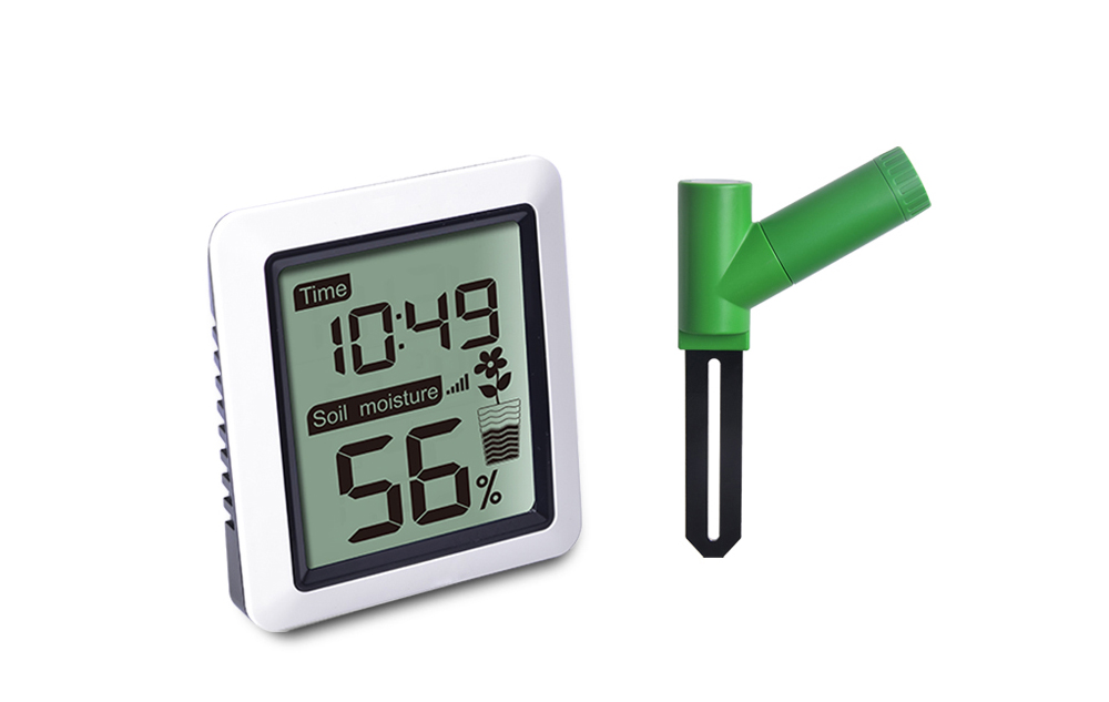 WH0291 Soil Moisture Monitor with Time display