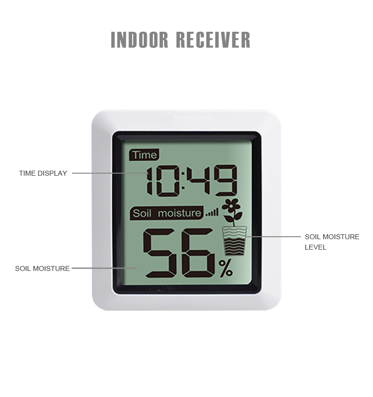 Soil Moisture Monitor with Time display