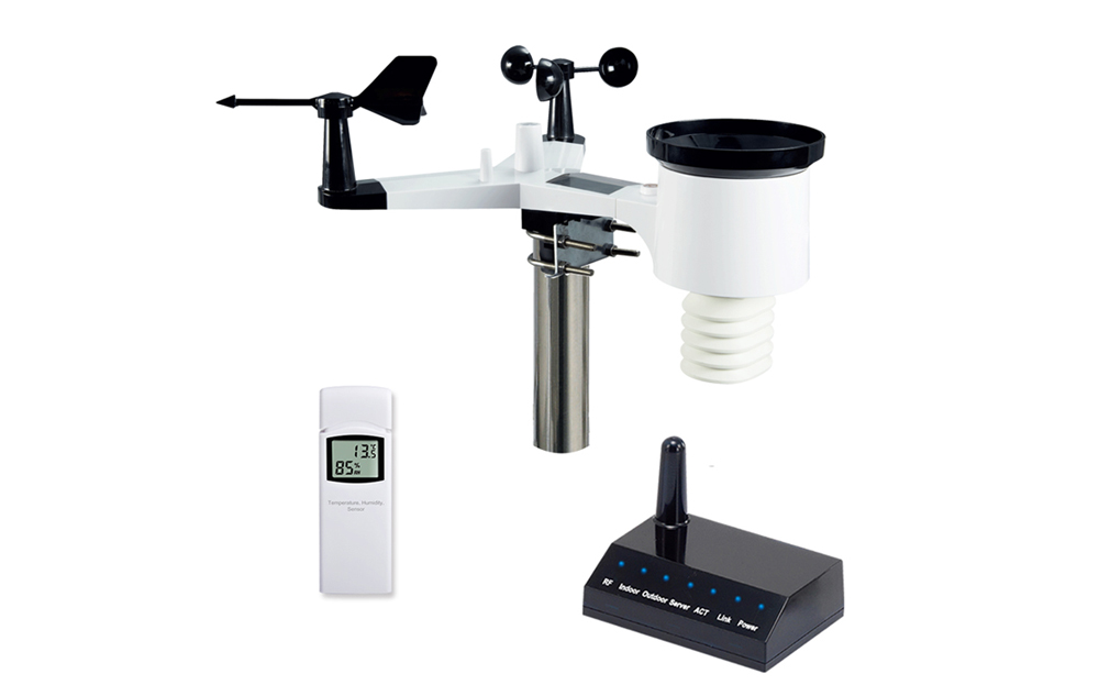 Professional IP Weather Station with Dirct Real-time Internet Monitoring