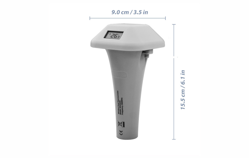 Wireless Floating Pool & Spa Thermometer 