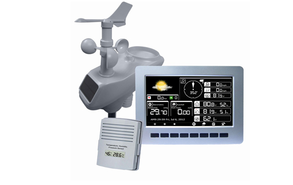 HP1003 Professional Wireless Weather Station with TFT Color Display