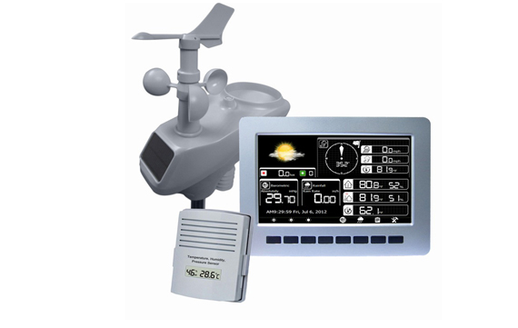 HP1003 Professional Wireless Weather Station with TFT Color Display 